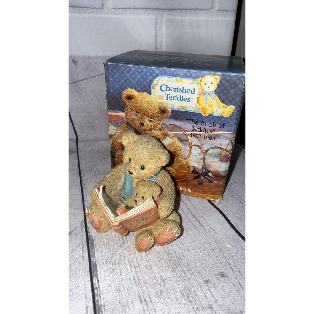 Cherished Teddies Teddy & Roosevelt The Book of Teddies